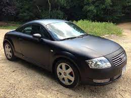 Matte Black Audi Tt 2000 Audi Tt Base Coupe 2 Door 1 8l No Reserve Flat Black On 2040cars Black Audi Audi Tt Audi
