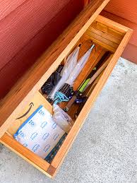 In some situations the new zealand building code requires a step down to an open framed permeable deck (your local authority or. Diy Outdoor Storage Box With Plans The Handyman S Daughter