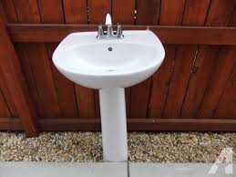 sterling pedestal sink w/faucet for