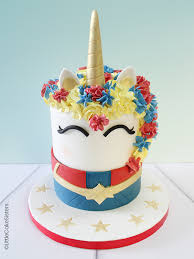50 most beautiful looking captain marvel cake design that you can make or get it made on the coming birthday. Licorne Captain Marvel En Pate A Sucre Feerie Cake