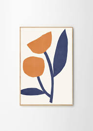 Rosenstiels Appelsinugult Alltaf By Kristine Hegre The Poster Club Colorful Art Prints Etsy Art Prints Vintage Wall Art Prints