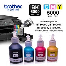 ﻿windows 10 compatibility if you upgrade from windows 7 or windows 8.1 to windows 10, some features of the installed drivers and software may not work correctly. Brother Ink Bt5000c Bt5000m Bt5000y Bt6000k 100 Original Compatible With Brother Printer Dcp T300 T500w T700w Mfc T800 Lazada Ph
