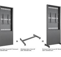 M Pro Series Enclosure 55” Totem Covered Floormount Black ...