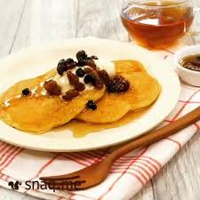 休日にチャレンジ メープル付けドライフルーツソースで食べる ふわしゅわマスカルポーネパンケーキ video