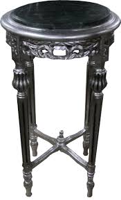Get the best deal for marble end tables from the largest online selection at ebay.com. Casa Padrino Baroque Side Table With Green Marble Top Round Silver 72 X 37 Cm Antique Style Telephone Flower Table