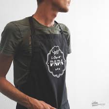 Tablier Le Chef C Est Papa Achat Tablier Original Cadeau Maestro Tablier Le Chef Etre Papa
