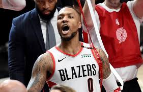 Search, discover and share your favorite damian lillard wave gifs. Damian Lillard Waves Goodbye To Thunder After Series Win