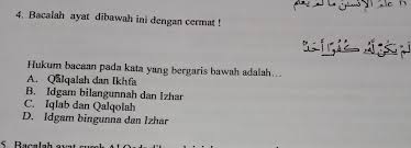 Maybe you would like to learn more about one of these? Hukum Bacaan Pada Kata Yang Bergaris Bawah Adalah Brainly Co Id