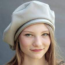 French Cashmere Felt Beret Felt Wool Beret Classic French Etsy Felt Beret Beret Beret Style