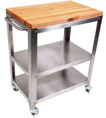Wood and metal kitchen carts. Outdoor Kitchen Cart With Wood Top In Kitchen Island Carts