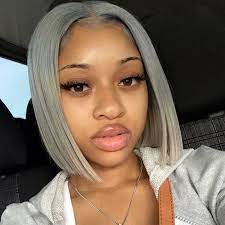 Us 80 63 Short Lace Front Human Hair Wigs For Black Women Brazilian Remy Bob Wig With Baby Hair Pre Plucke Baddie Hairstyles Human Hair Color Wig Hairstyles