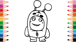 I love the oddbods and my favorite is newt shes kind but shes so good when shes so cute! How To Draw Oddbods Slick Coloring Pages For Kids Youtube