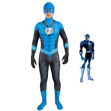 Blue Lantern Flash Costume Cosplay Jumpsuit Bodysuit For Kids Adult Men |  eBay