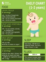 please suggest food chart for 16 months old boy baby