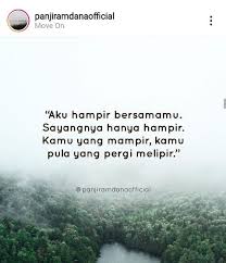 Musdeoranje Net 20 Akun Instagram Quotes Bahasa Indonesia Happening Kutipan Instagram Puisi Tentang Cinta Motivasi