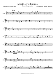 Minato Saves Kushina Flute Sheet Music Violin Sheet Music Flute Sheet Music Sheet Music