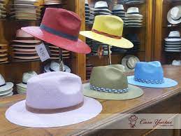 Nueva Coleccion De Primavera Verano En Casa Yustas Sombreros Panama Lujar Azul Claro Orce Amarillo Sombreros Hombre Sombrero Panama Sombreros Y Gorras