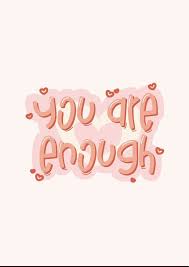 You Are Enough Positive Reminder Art Print Positive Vibes Etsy In 2020 Motivational Art Prints Positivity Positive Walls