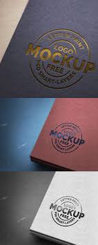 Paper Letterpress Logo Mockup Psd Graphicsfuel Logo Mockups Psd Logo Mockup Free Logo Psd