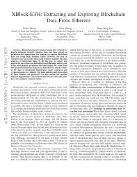 At the time of writing, the world's most popular cryptocurrency is. Pdf Xblock Eth Extracting And Exploring Blockchain Data From Ethereum