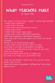 The students tried their best although there were some glitches like poor network, video. 15 Of Our Favorite Poems About Teaching We Are Teachers