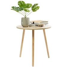 Each piece of willow overlay is hand cut and beveled for a tight fit and uniform thickness. Marble Field Wooden End Table Round Coffee Tea Side Table Https Www Amazon Com Dp B07j64q3tl Re Small Wood Coffee Table Wooden End Table Coffee Table Wood