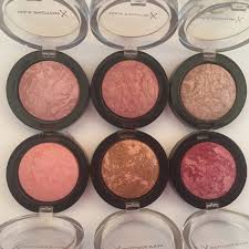 max factor creme puff blushes entire collection review and