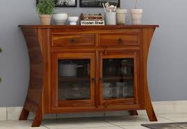 Discover The Incredible Range Of Wooden Kitchen Cabinets Online Wooden Kitchen Cabinets Wooden Kitchen Furniture Crockery Unit Design
