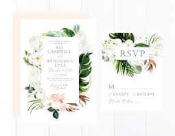 Tropical Wedding Invitation Beach Wedding Invitations Etsy Tropical Wedding Invitations Beach Wedding Invitations Etsy Wedding Invitations
