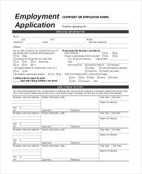 Jobs Application Sample Job Application Sample Employment Application Printable Job Applications