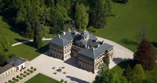 Luftaufnahme Von Schloss Favorite Rastatt Burg Anwesen Schlosser Deutschland