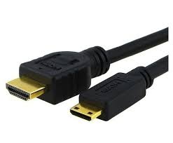 Ln_ mini hdmi male to hdmi female converter adapter cable extention 1080p sala. Cablu Hdmi Mini Hdmi Gold
