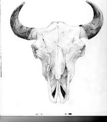 Bull Skull Bull Skull By J44314 Skulls Drawing Bull Skull Tattoos Bull Skulls