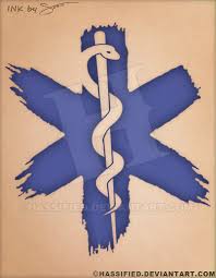 Okay with ink tattoos don't save people, people do. Star Of Life Ems Tattoo By Hassified On Deviantart
