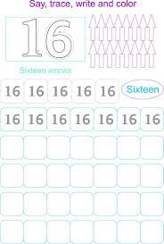 Number 16 Worksheet Writing Numbers Kindergarten Kindergarten Worksheets Kindergarten Worksheets Printable