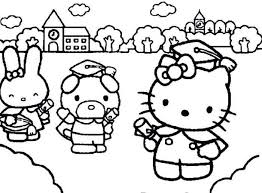 Many objects can be used as coloring objects, ranging from animals, plants, events, cartoon characters to daily activities. Kindergarten Graduation Coloring Pages Free Coloring Sheets Hello Kitty Coloring Kitty Coloring Hello Kitty Colouring Pages