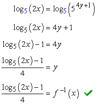 2) get the logarithms of both sides of the equation. Inverse Of Exponential Function Chilimath