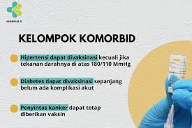 Kartu tersebut didapat usai disuntik vaksin buatan china, sinovac, di istana merdeka, jakarta, rabu (13/1). Elderly Persons With Comorbidities Can Receive Covid 19 Vaccine