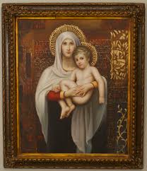 Only 3 available and it's in 11 people's carts. Italian Renaissance Madonna Child Painting