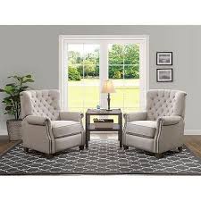 Corrine Tufted Push Back Recliner Sam S Club Comfortable Seating Area Coastal Living Room Living Room Makeover
