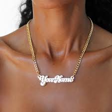14k gold plated carrie name necklace copper custom name necklace. Custom Name Necklace Melody Ehsani
