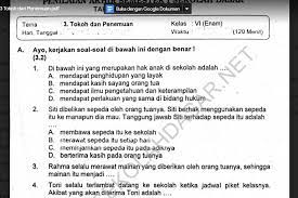 26 november 20204 desember 2020 bimbingan belajar brilian 0. Soal Ulangan Semester 1 Kelas 6 Tema 3 Tokoh Dan Penemuan Sekolahdasar Net