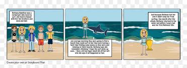 Females are considerably larger than males and tend to weigh more as a result. Tiger Shark Attack Bethany Hamilton Hd Png Download Vhv
