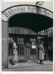 Berlin Lichterfelde 1953 Bahnhof Botanischer Garten Bahnhof Berlin Historische Fotos
