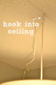 2 hanging a swag light from a ceiling hook. How To Hang A Swag Light And Brighten Any Room The Diy Playbook