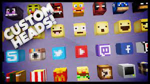 These custom blocks can make your world look better and i show how to get your favorite youtuber's head in minecraft. Minecraft How To Get Custom Heads Youtube