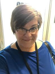 We highlighted Patrice Judd in her blue duds a little earlier, but here's a  nice collage of Patrice and more of her awesome DCFS Area 3 colleagues all  wearing blue, courtesy of