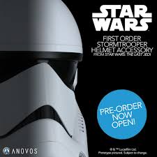 That you can download to your computer and use in your designs. Anovos The Last Jedi First Order Stormtrooper Helmet Accessory Pre Order Open Jedi News