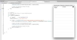 Sample Project For Using Asp Net Web Api In Xamarin Ios Web Api Ios Apps Reloading Data