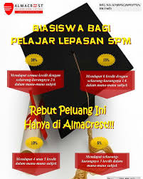 Tawaran dibuka untuk semua lepasan stpm dan juga spm yang baru sahaja diumumkan. Ayuh Teman Teman Pengambilan May 2018 Sudah Bermula Dan Kini Almacrest Menawarkan Biasiswa Kepada Pelajar Lepasan Spm Kelay Playbill Instagram Broadway